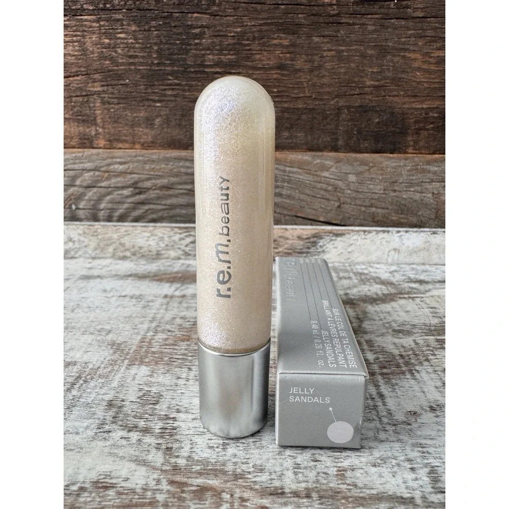 REM Beauty On Your Collar Plumping Lipgloss Jelly Sandals 0.28oz💄MSRP =‎ $20
